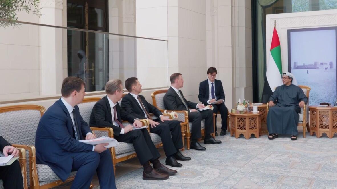 UAE Vice President receives Russia's Patrushev in Abu Dhabi for talks on bilateral relations