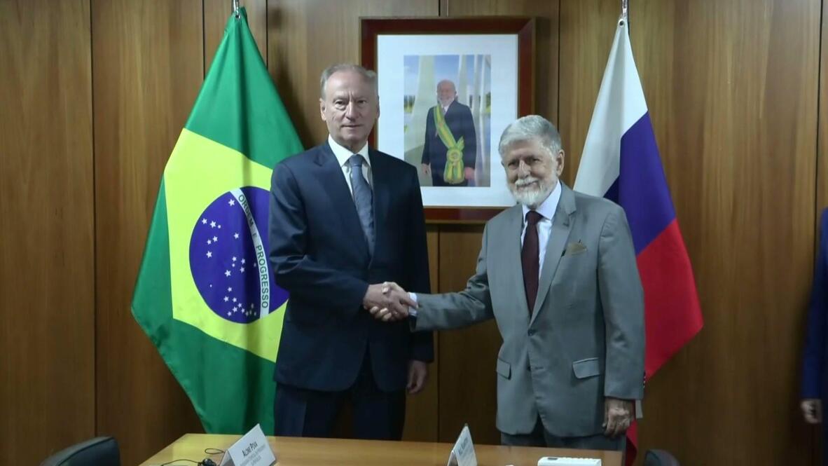 Strategic discussions - Russian presidential aide Patrushev meets Brazil's defence minister, foreign policy adviser in Brasilia