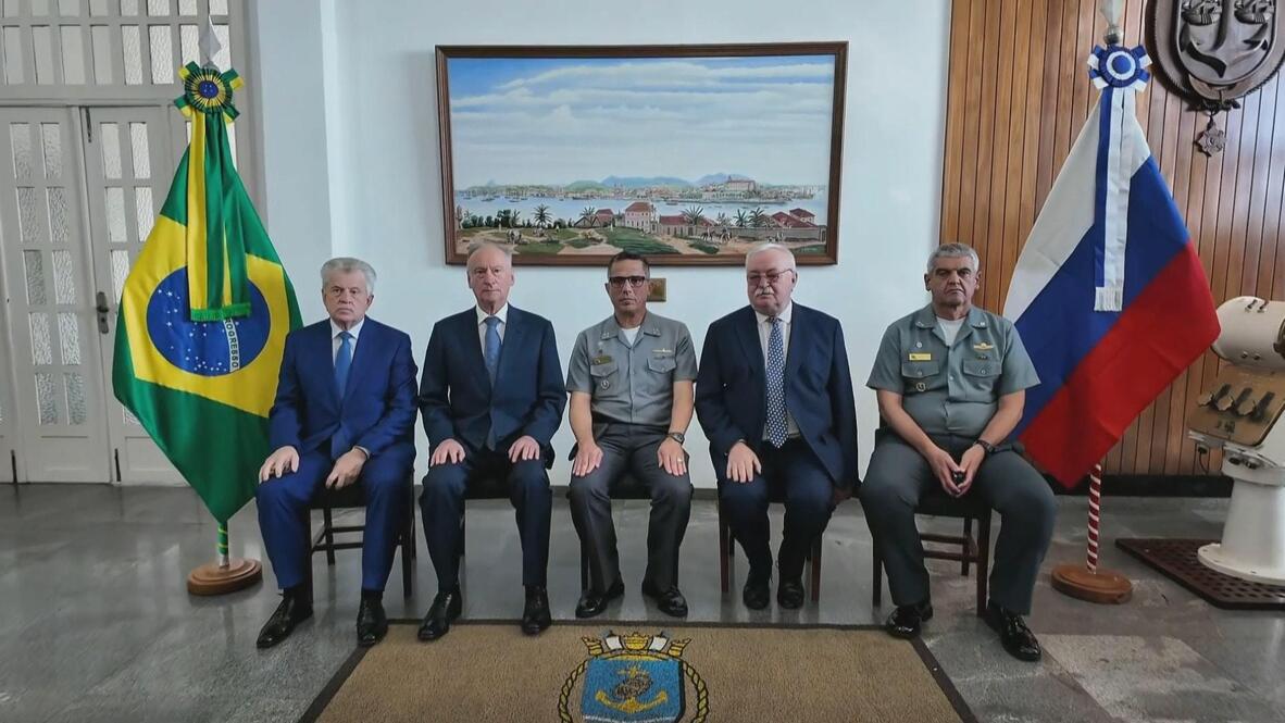 Ship shape! - Russian presidential aide Patrushev tours Brazilian Navy's shipbuilding hub, naval museum in Rio de Janeiro
