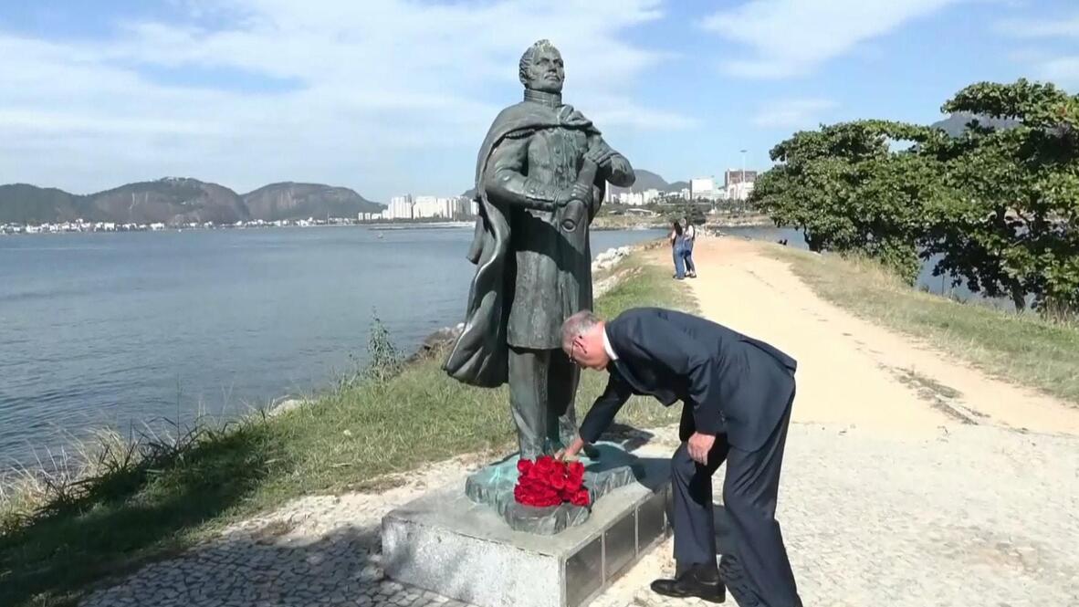 Patrushev's Rio rounds - Russian presidential aide visits ship, church, monument and university