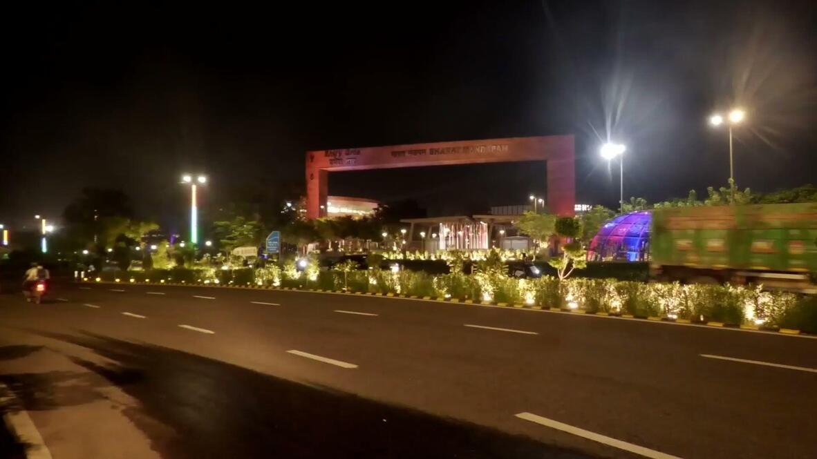 Shining multilateralism! - Sparkling Delhi painted in light with BRICS colours for landmark summit