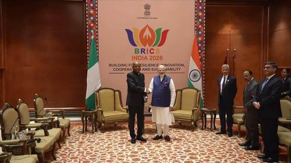 BRICS bonds! - Modi and Nigeria's VP Shettima exchange smiles ahead of bilateral meeting