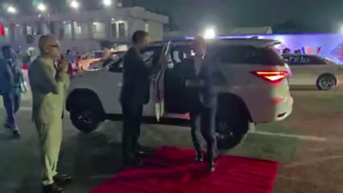 Final handshake - Iran's Pezeshkian boards plane after meetings with BRICS leaders in New Delhi